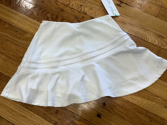 Girl’s 10/12 White Adidas Tennis Skirt, Inner Lining