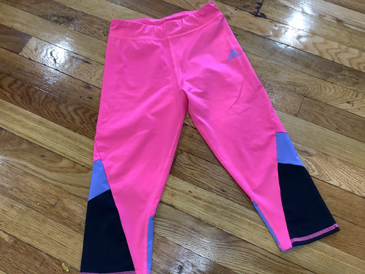 Girl’s Size 10/12 Adidas Legging Capris Pink