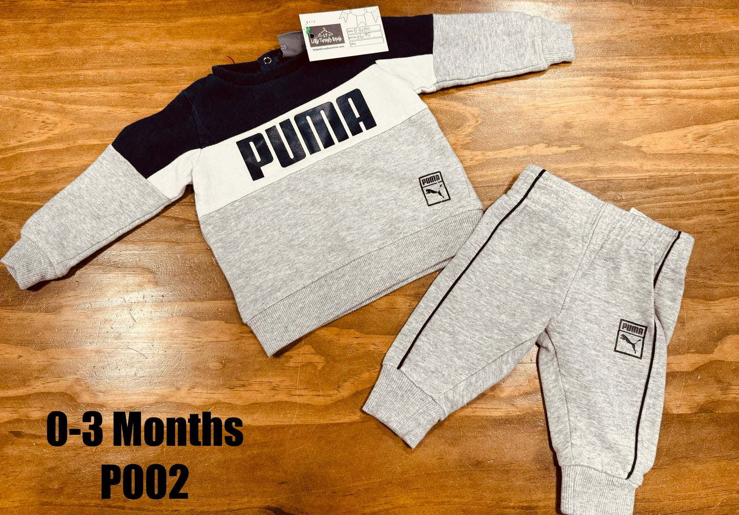 Boys 0-3 Month - Puma Sweat Suit