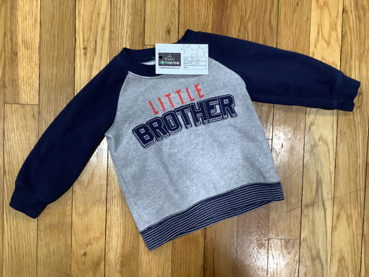 18 Months Boy’s Sweatshirt “Little Brother”