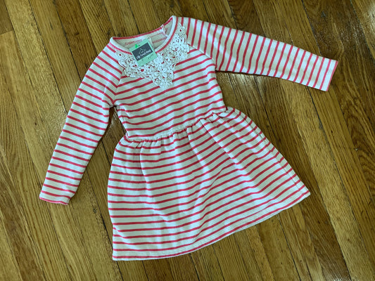 Girl’s Size 4 Pink Striped Dress