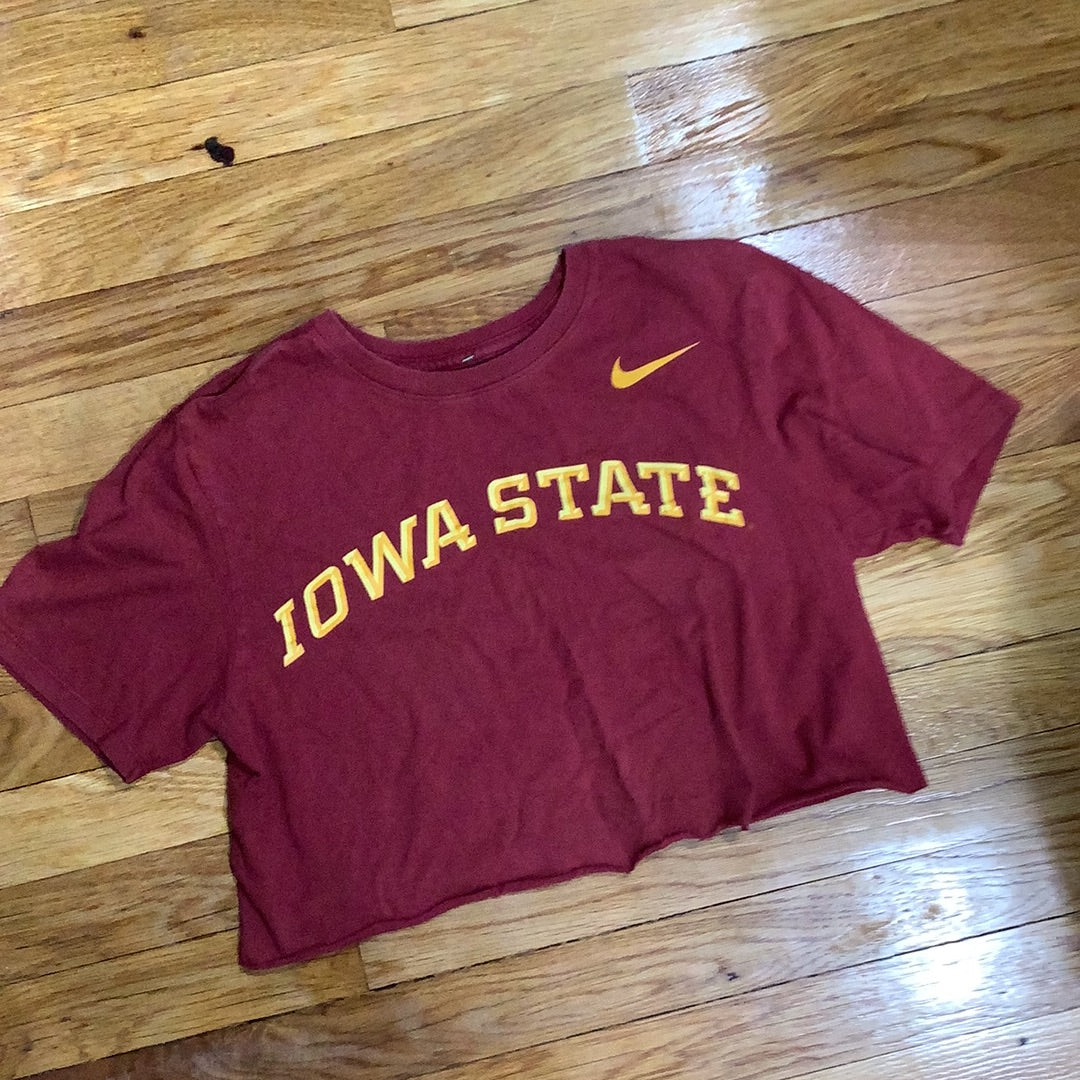 Nike Iowa State crop T size SM