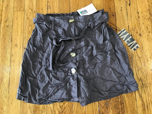 Women’s Large Skirt/Shorts, Dark Grey, New