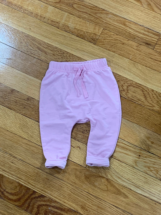 3-6mo pink sweat pants